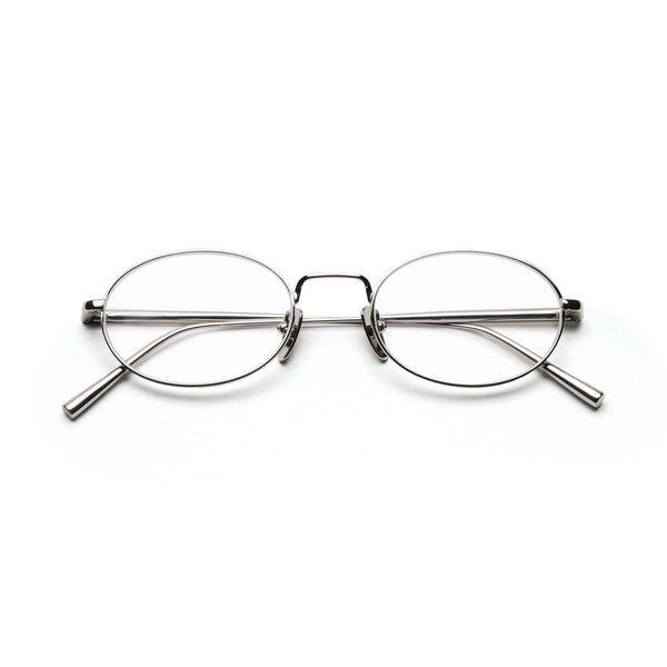Titan Oval Optical / Silver Titanium & Clear Lens - Shade Files